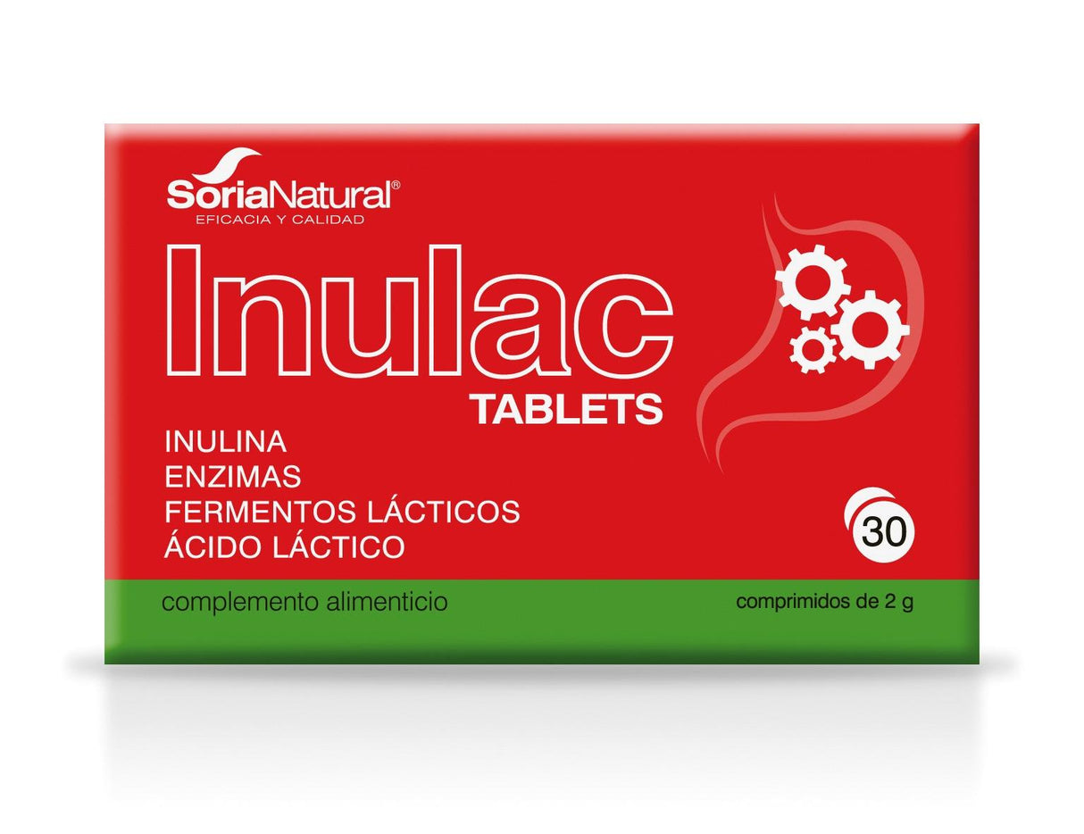 Inulac Tablets · Soria Natural · 30 comprimidos