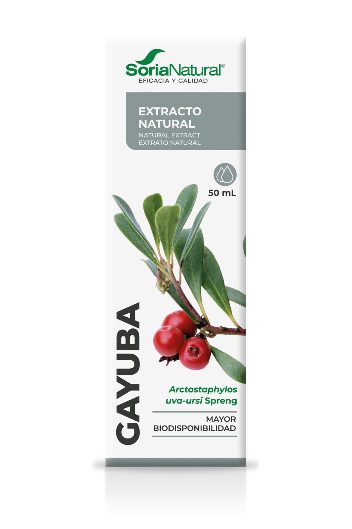 Extracto Natural de Gayuba · Soria Natural · 50 ml