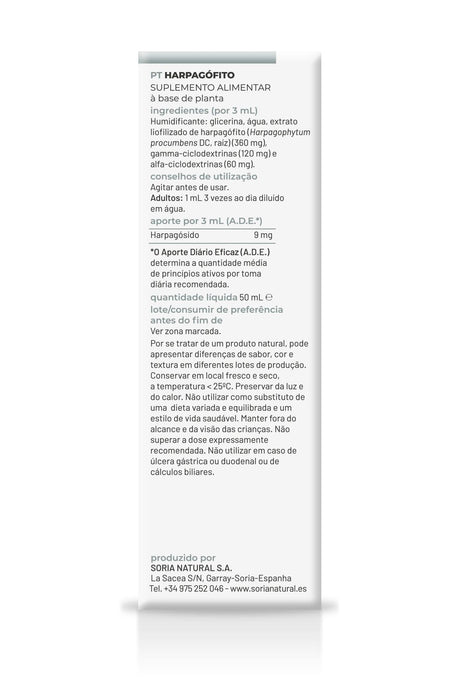 Extracto de Harpagofito XXI · Soria Natural · 50 ml - 2