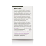 Abdogras · Soria Natural · 28 comprimidos - reverso etiqueta