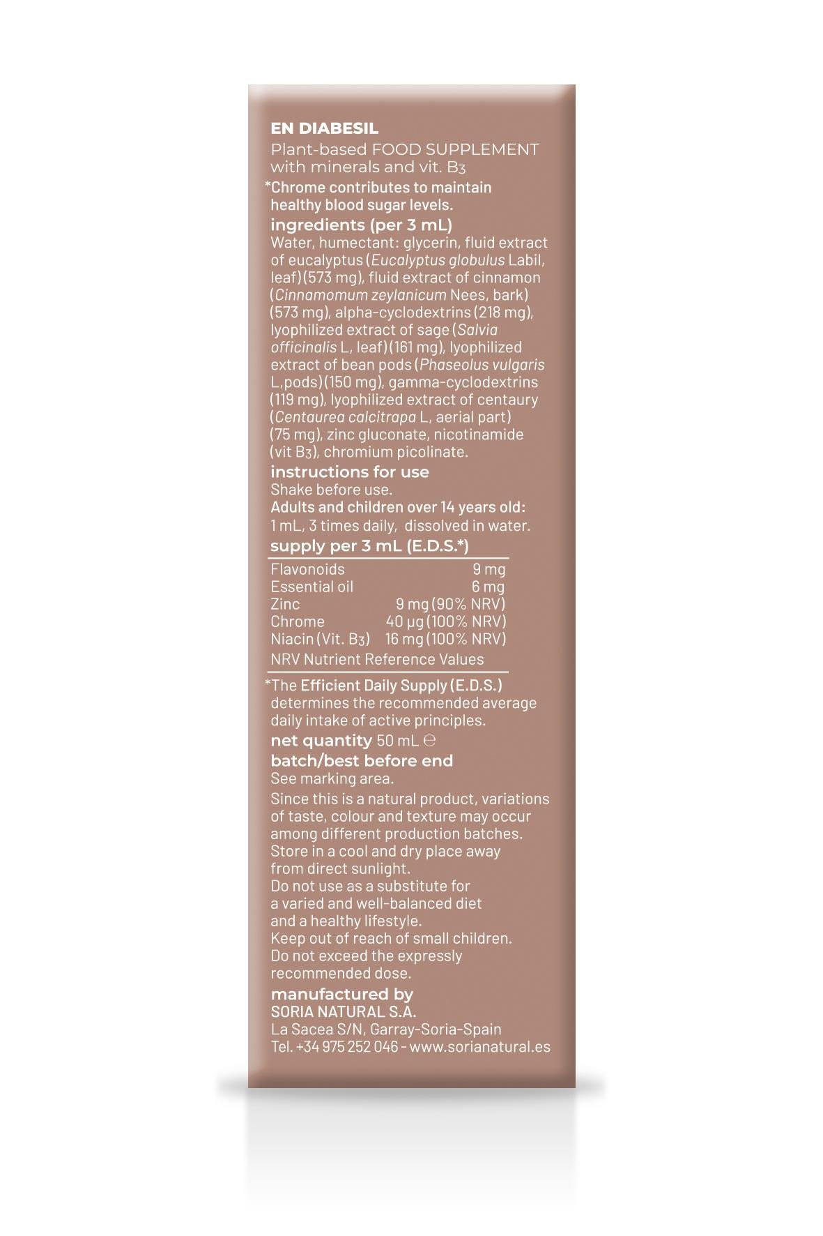 Composor 17 - Diabesil · Soria Natural · 50 ml - 3