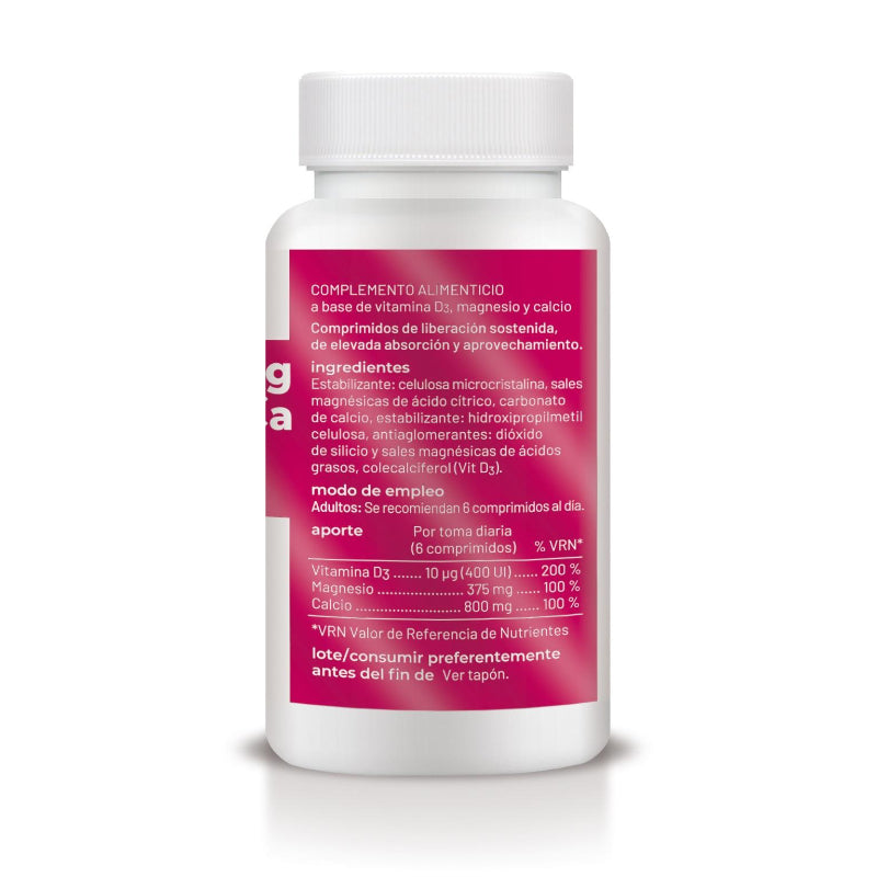Vitamina D3 con Magnesio y Calcio · Soria Natural · 60 comprimidos