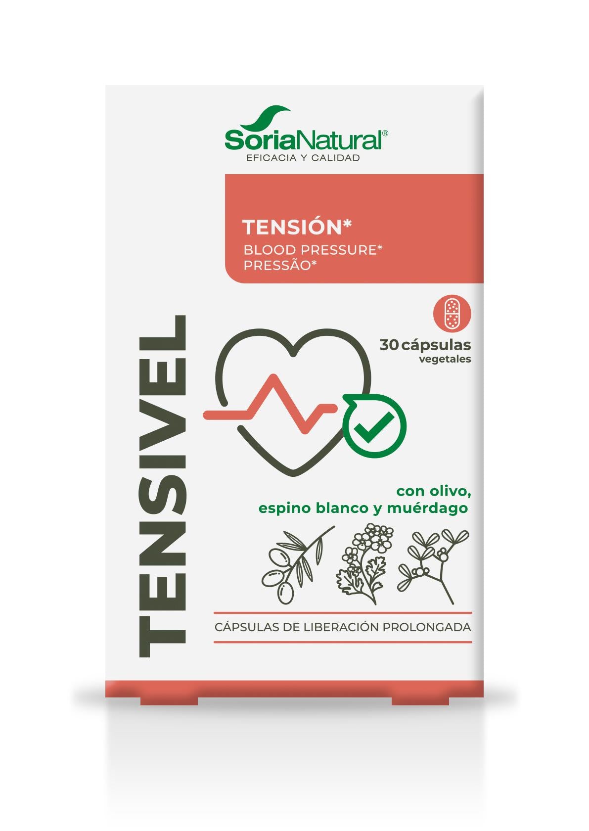 Tensivel · Soria Natural · 30 cápsulas