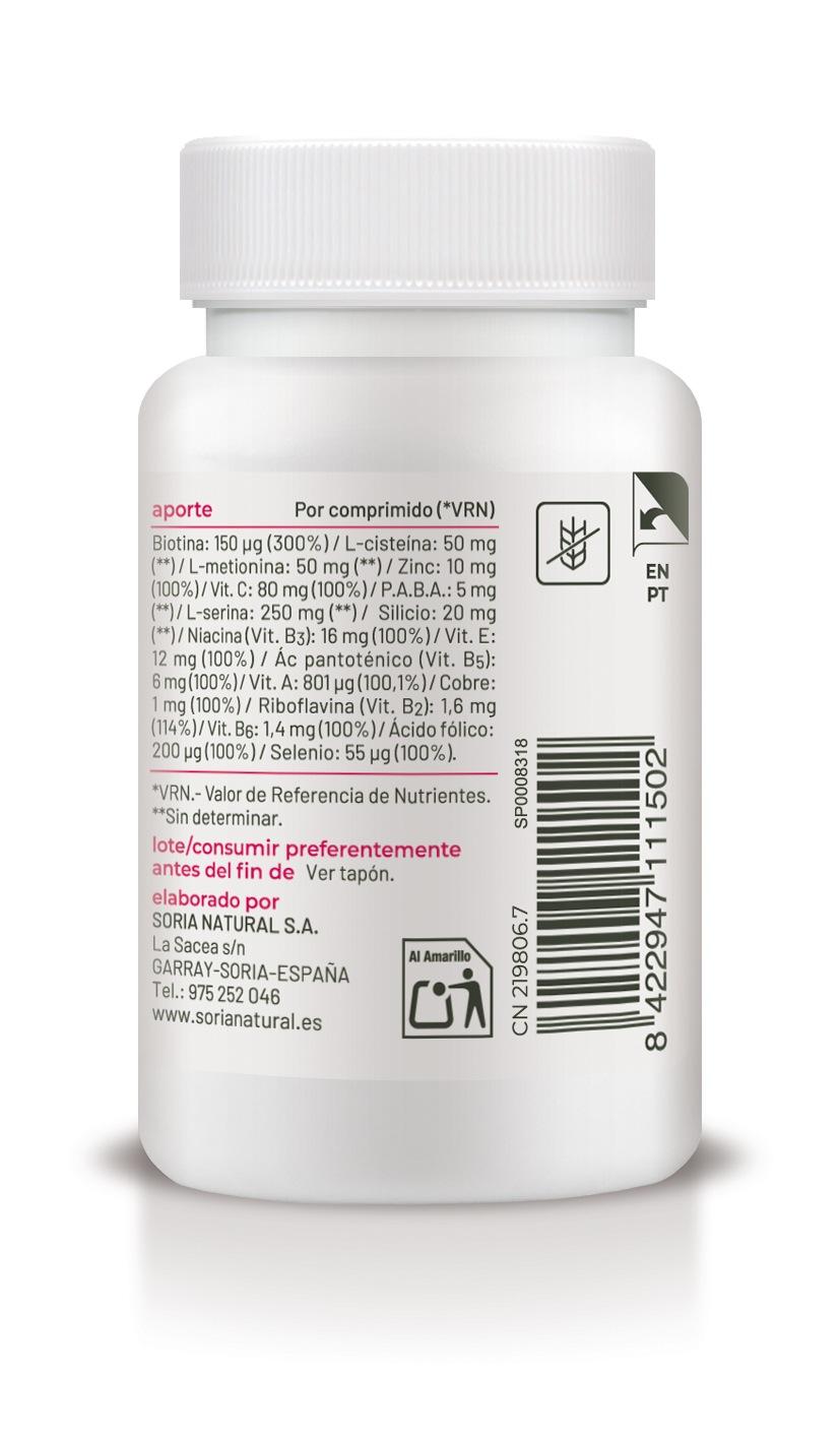 Cabello, Piel y Uñas · Soria Natural · 30 comprimidos - 3