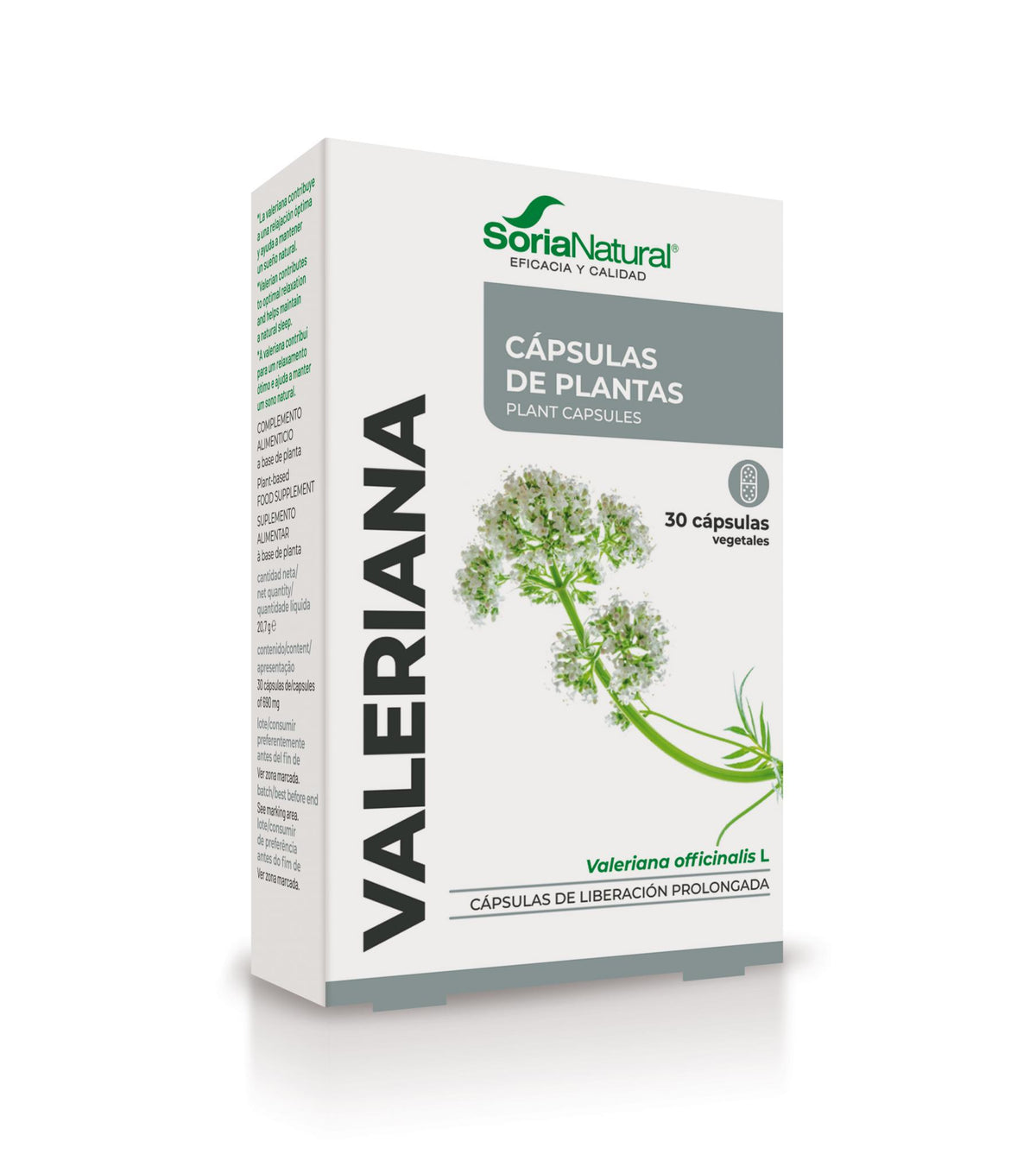 Valeriana · Soria Natural · 30 cápsulas - 1
