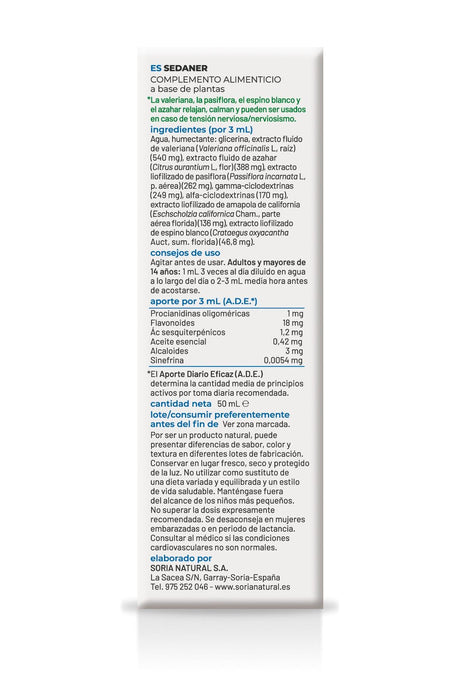 Composor 05 - Sedaner · Soria Natural · 50 ml