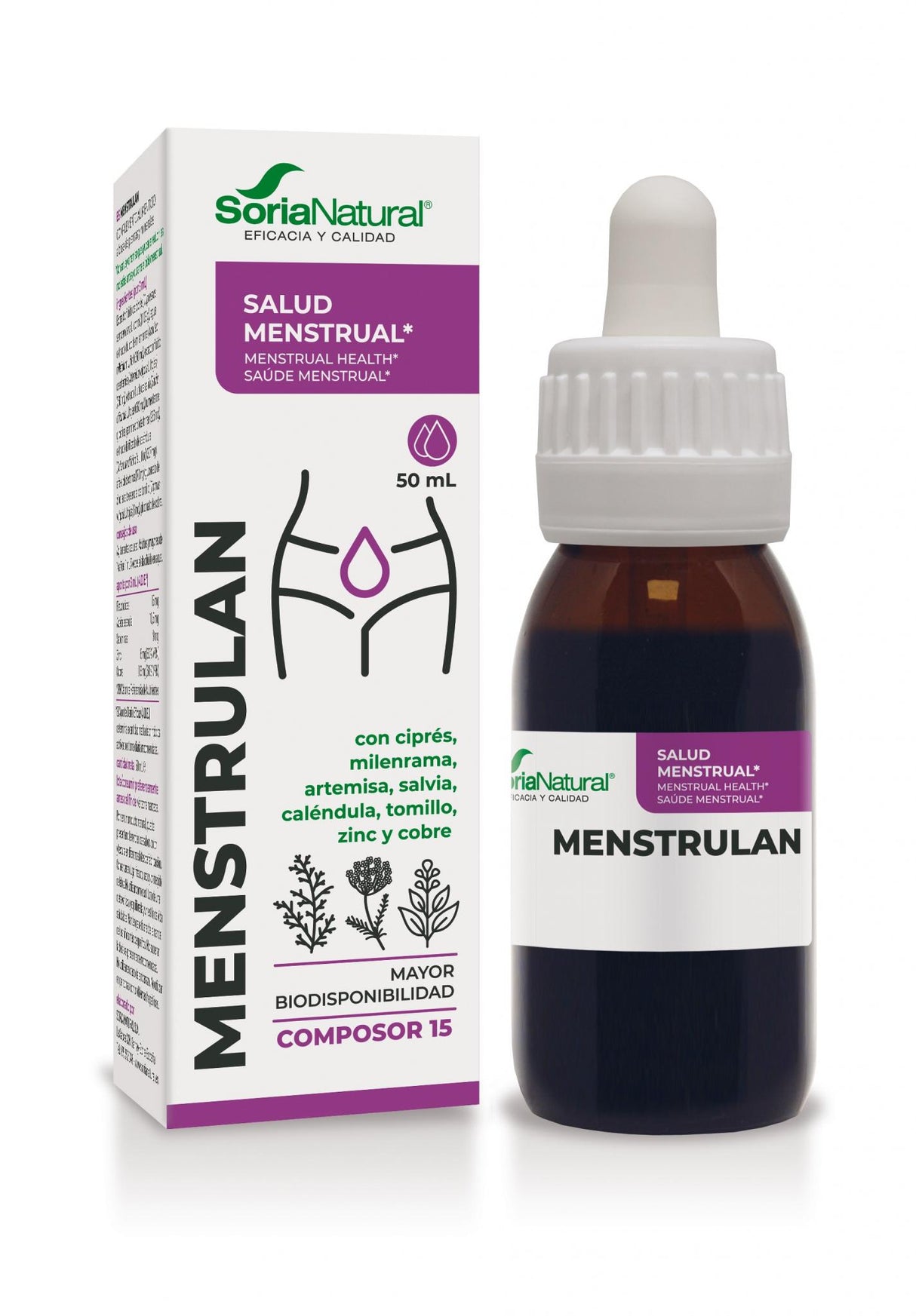 Composor 15 - Menstrulan · Soria Natural · 50 ml - 1