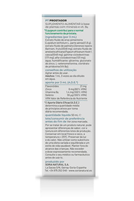 Composor 10 - Prostasor · Soria Natural · 50 ml - 2