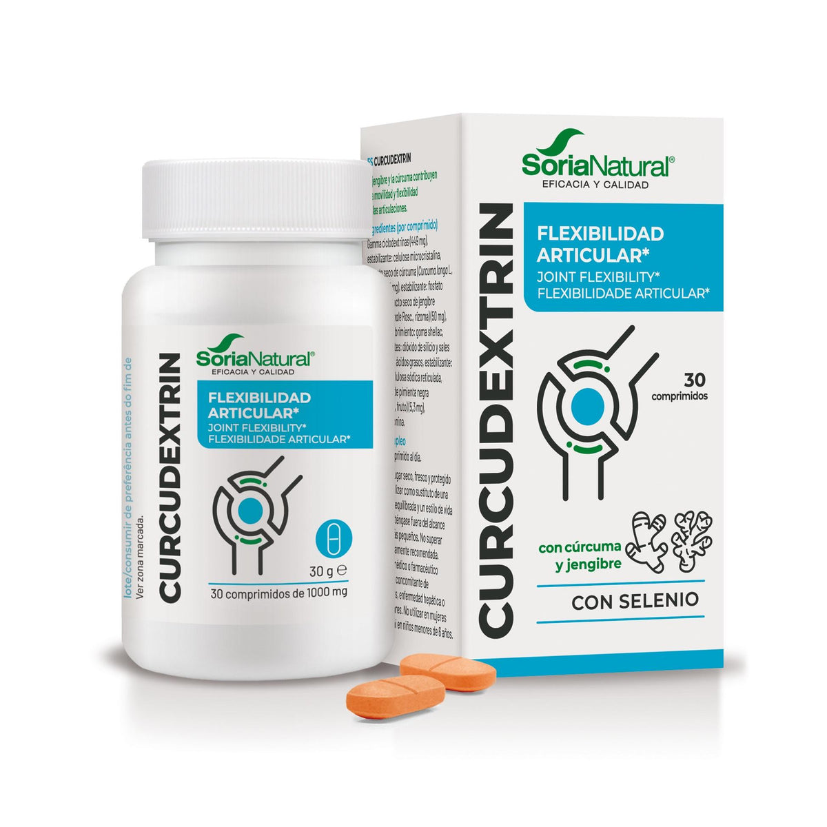Curcudextrin · Soria Natural · 30 comprimidos - 1