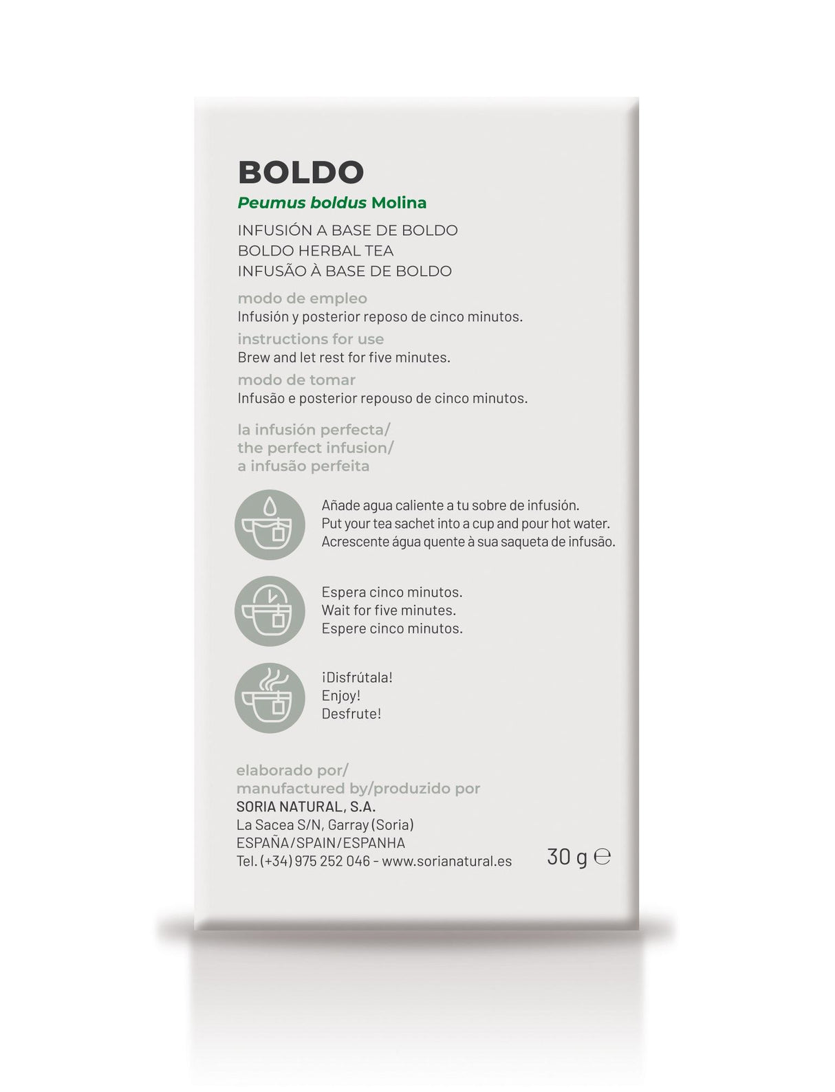 Boldo Infusión · Soria Natural · 20 filtros - 4