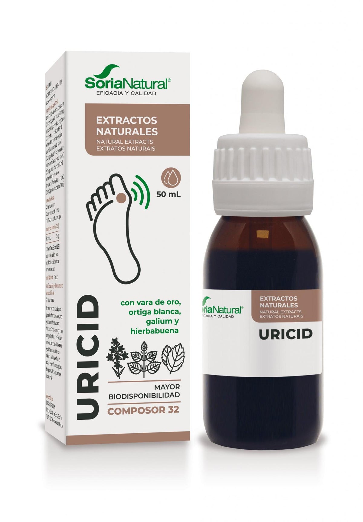 Composor 32 - Uricid · Soria Natural · 50 ml - 1