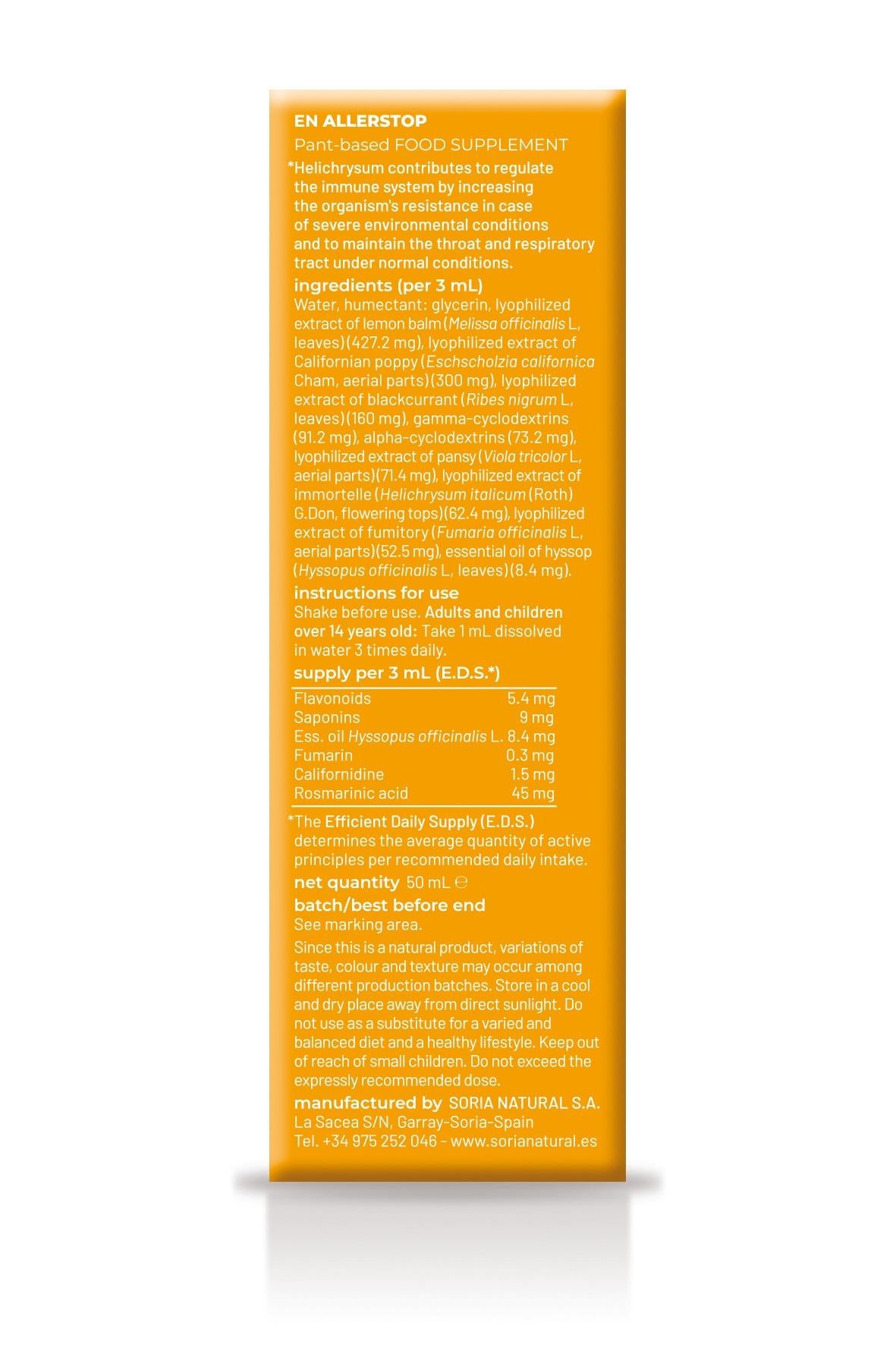 Composor 23 - Allerstop · Soria Natural · 50 ml - 3