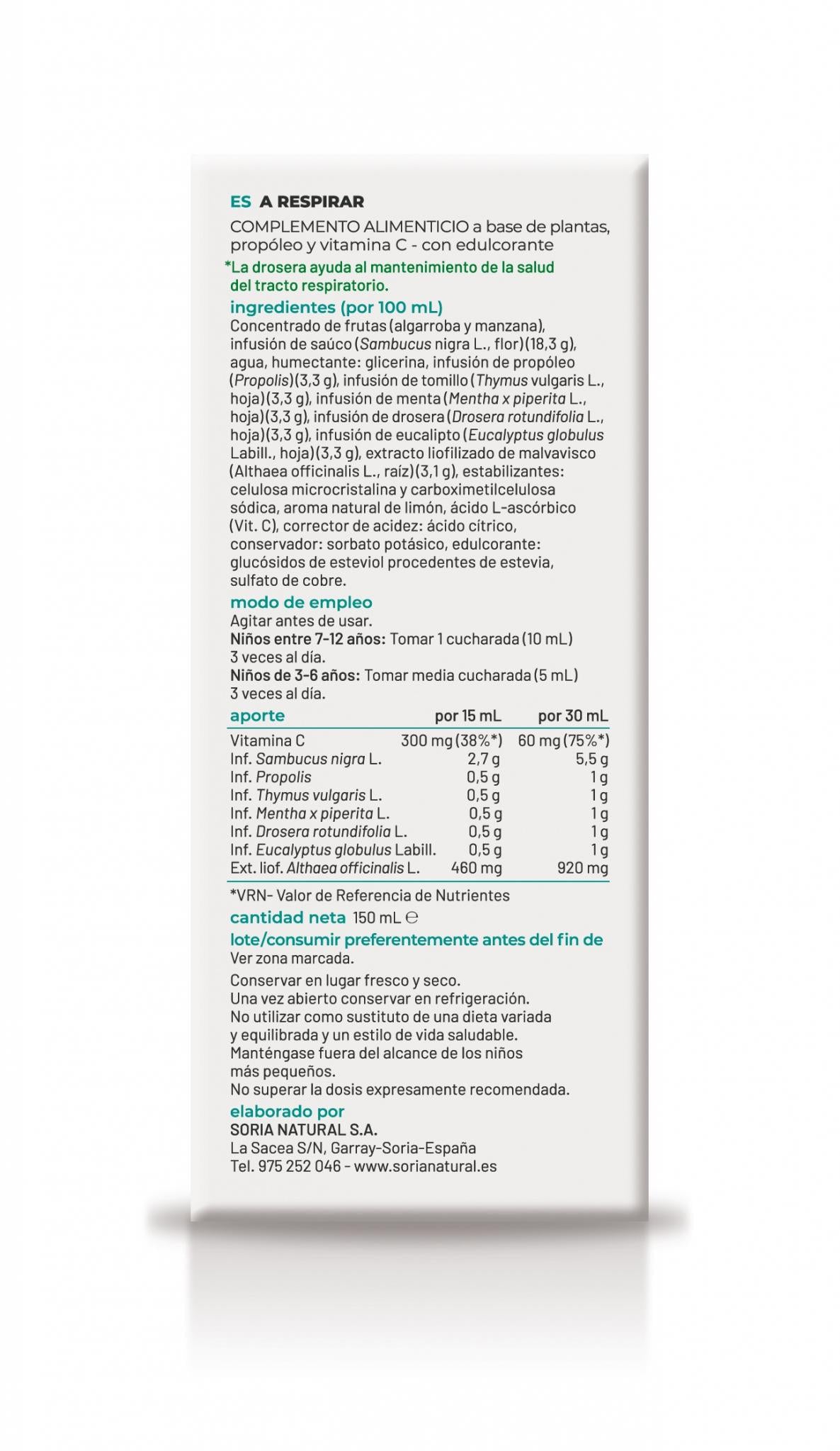 A Respirar Bien! · Soria Natural · 150 ml - 4