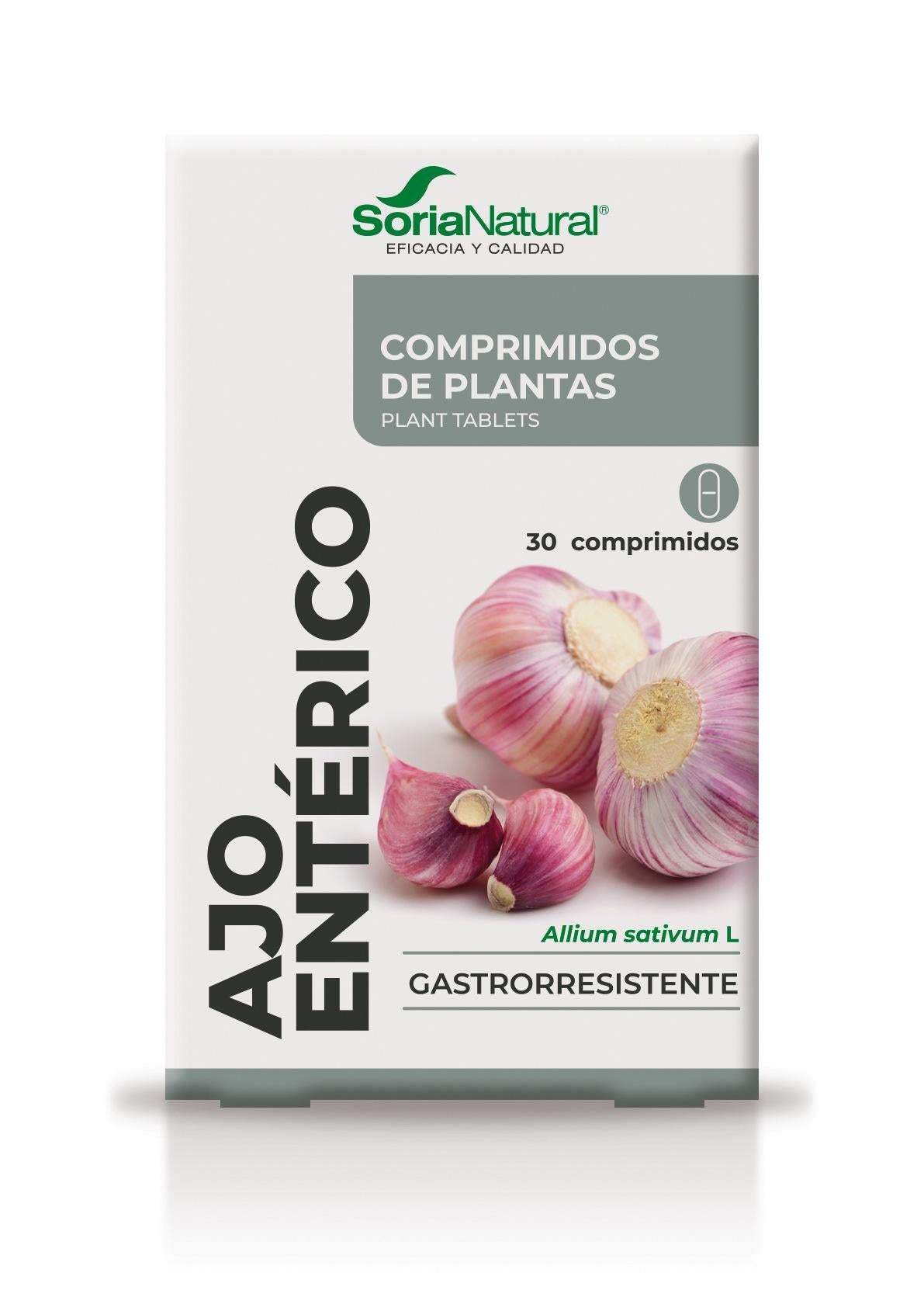Ajo Entérico · Soria Natural · 30 comprimidos - 4