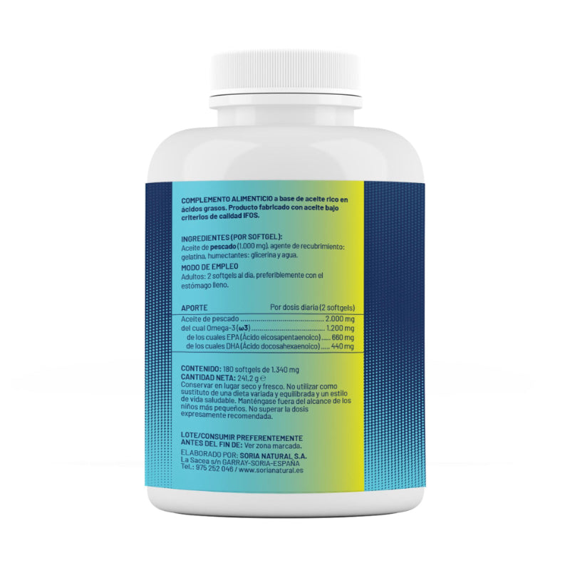 Omega 3 · Soria Natural · 180 perlas