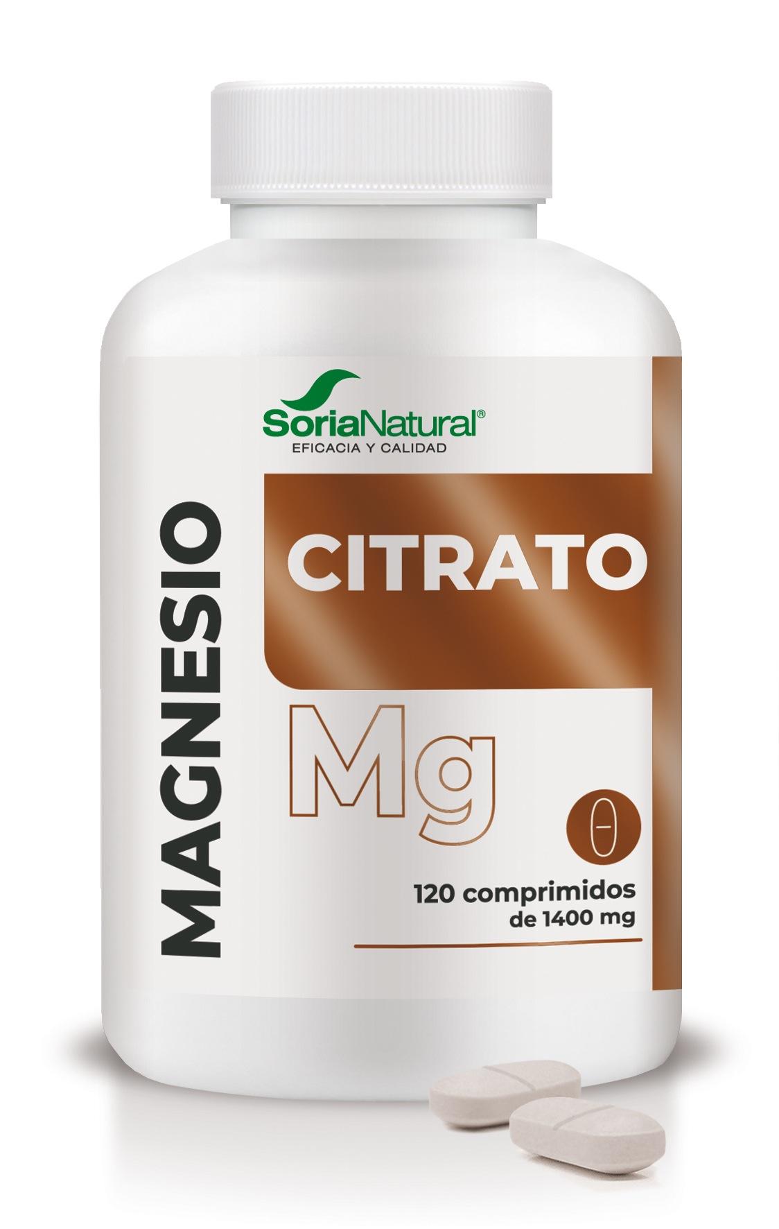 Citrato de Magnesio · Soria Natural · 120 comprimidos