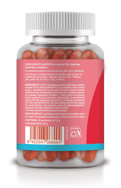 Gummy Hair, Skin and Nails · Soria Natural · 60 gummies - 2