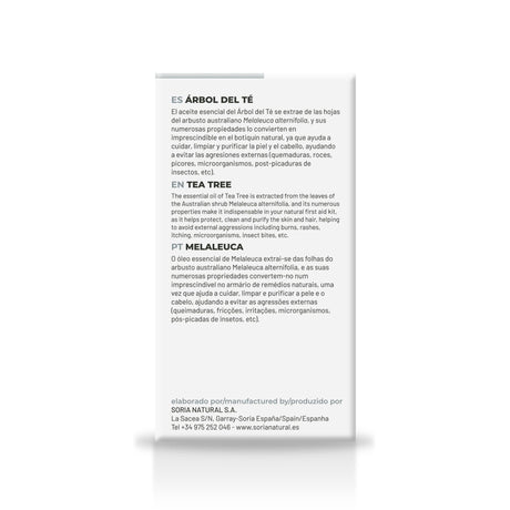 Aceite Esencial de Árbol del Té · Soria Natural · 15 ml - 2