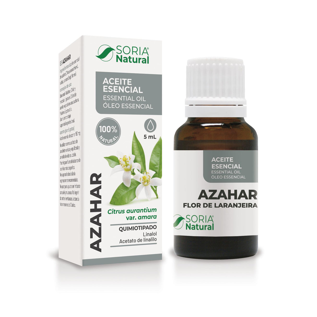 Aceite Esencial de Azahar Quimiotipado Soria Natural 5 ml