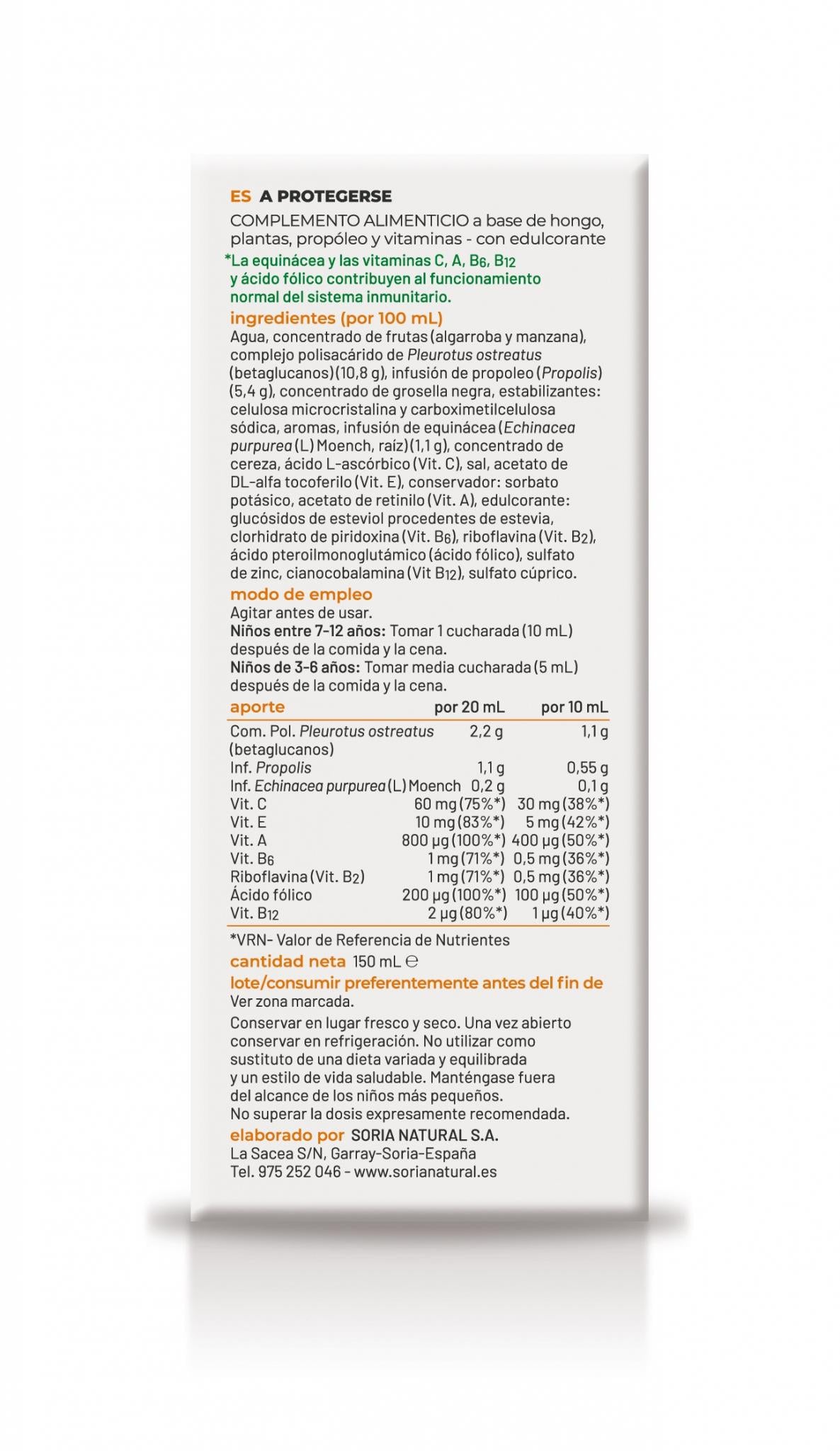 A Protegerse! · Soria Natural · 150 ml - 4