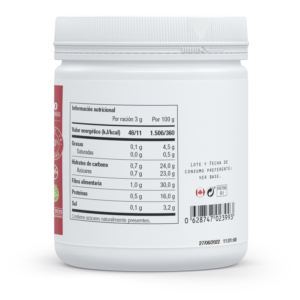 FermentActiv Remolacha Roja · Sura Vitasan — información nutricional