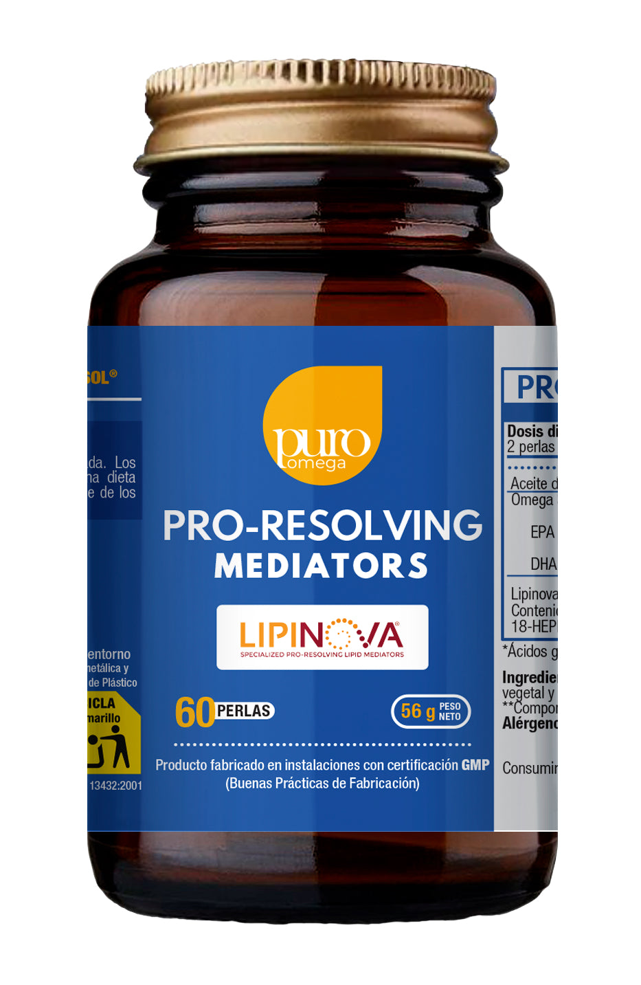 Pro-Resolving Mediators · Puro Omega · 60 perlas