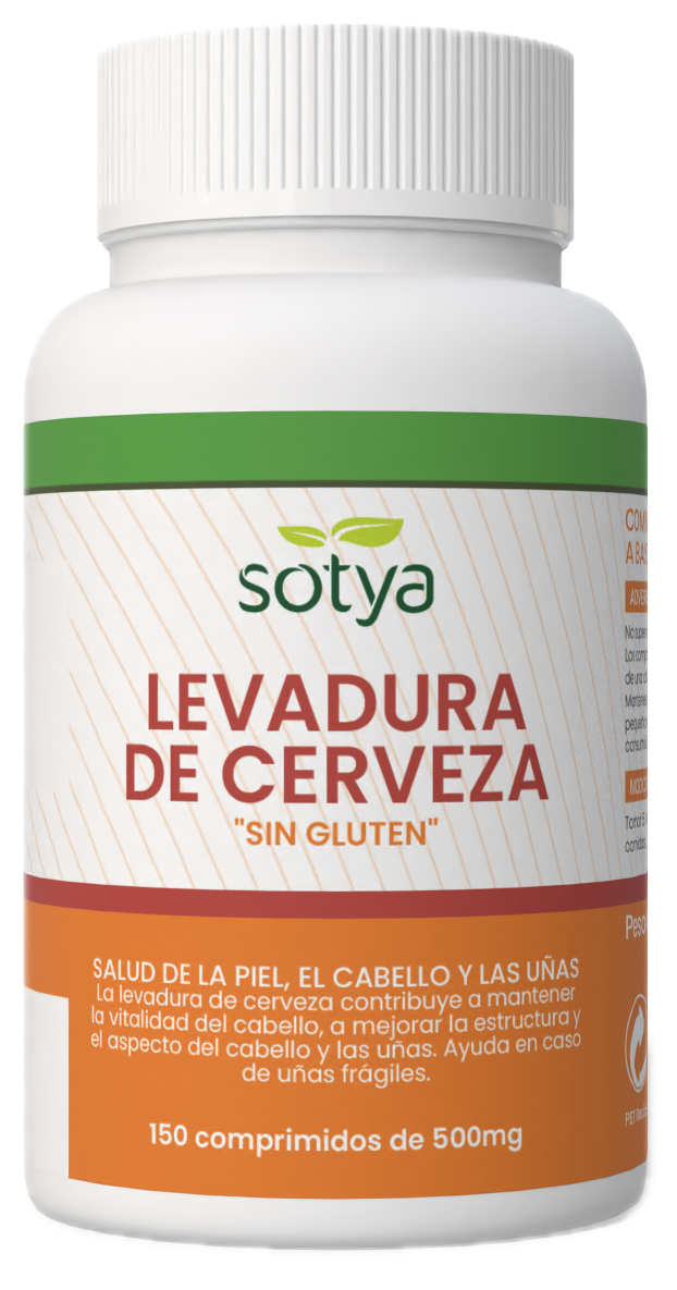 Levadura de Cerveza Sin Gluten · Sotya · 150 comprimidos