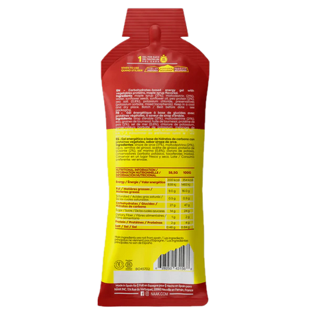 Gel Ultra Energy Arce Salado · Naak · 57 gramos