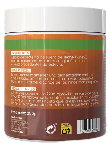 Clear Whey Protein Piña Colada · Sotya · 250 gramos