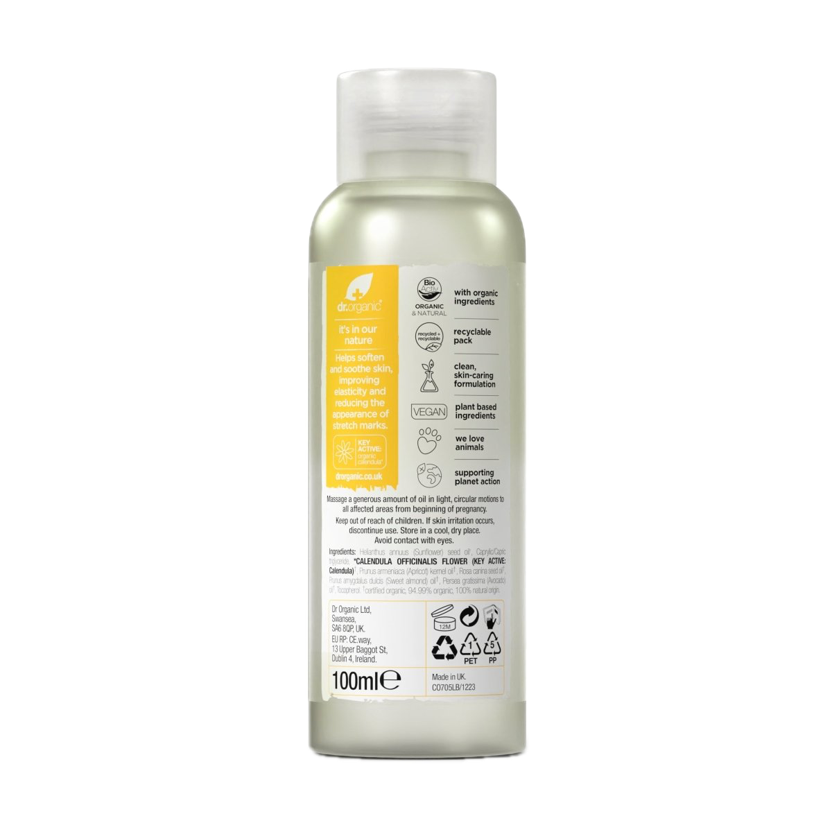 Aceite para Estrías · Dr Organic · 100 ml