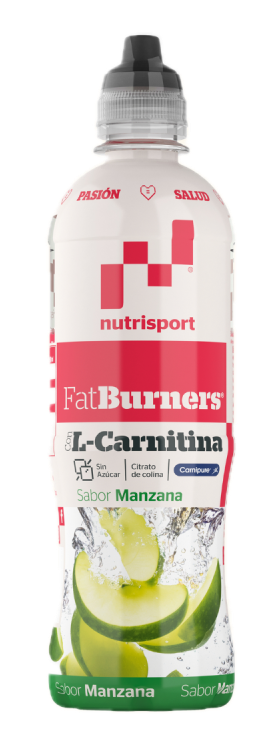 Fat Burners Manzana con L-Carnitina · Nutrisport · 500 ml
