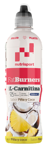 Fat Burners Piña y Coco con L-Carnitina · Nutrisport · 500 ml
