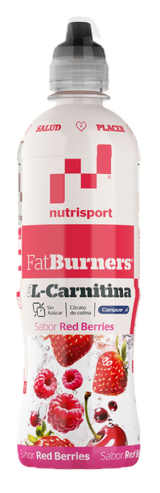Fat Burners Red Berries con L-Carnitina · Nutrisport · 500 ml