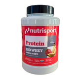 Iso Whey Cero-Cero Fresa y Plátano · Nutrisport · 900 gramos