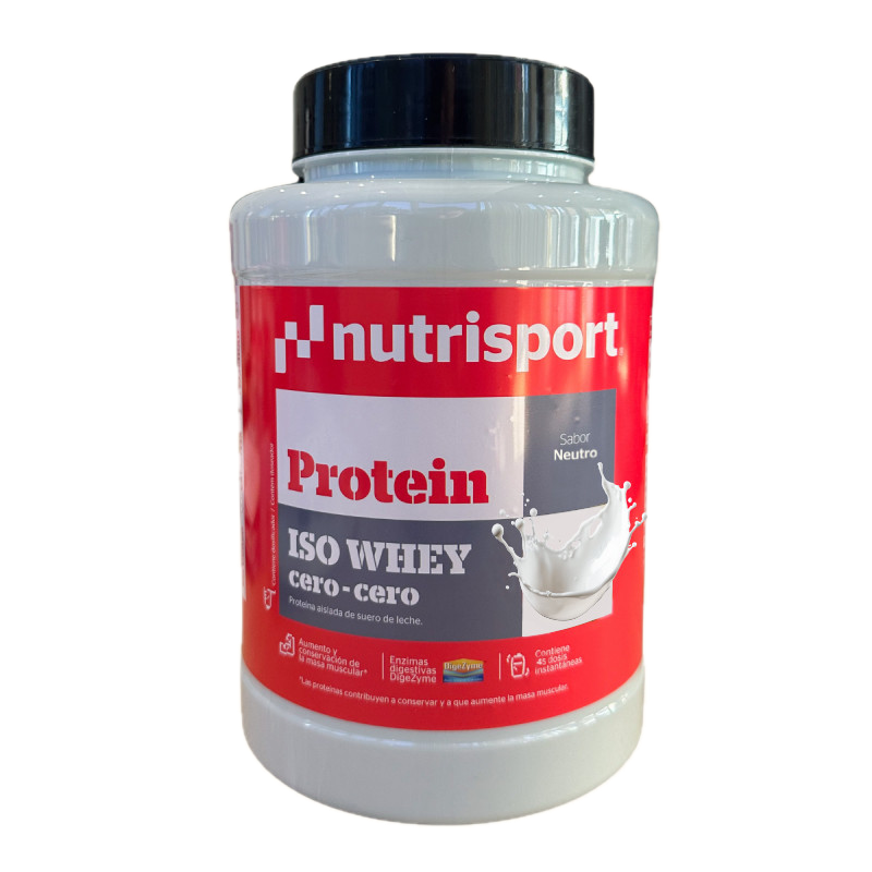 Iso Whey Cero-Cero Neutro · Nutrisport · 900 gramos