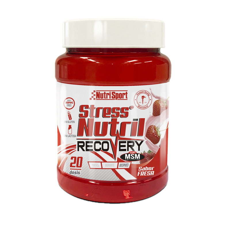 StressNutril Recuperador Fresa · Nutrisport · 800 gramos