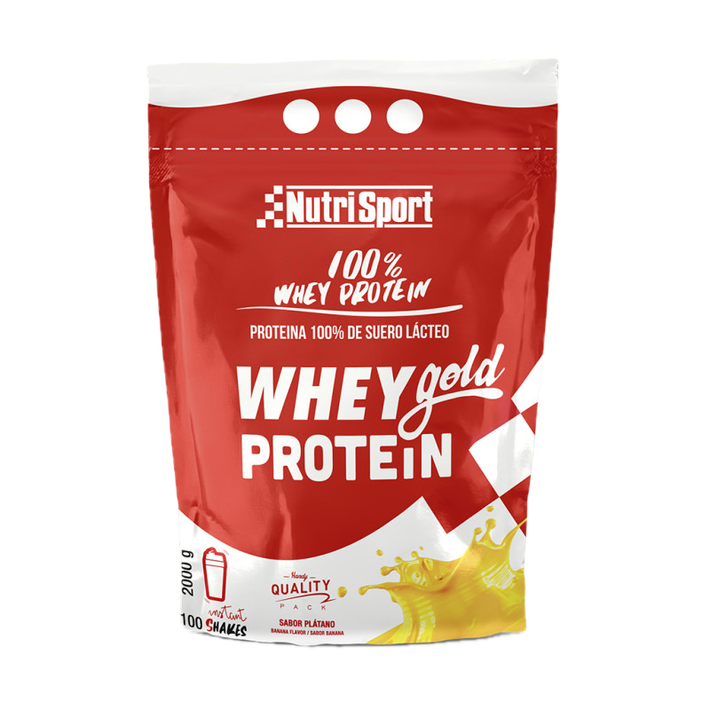 Whey Gold Protein Plátano · Nutrisport · 2 kg