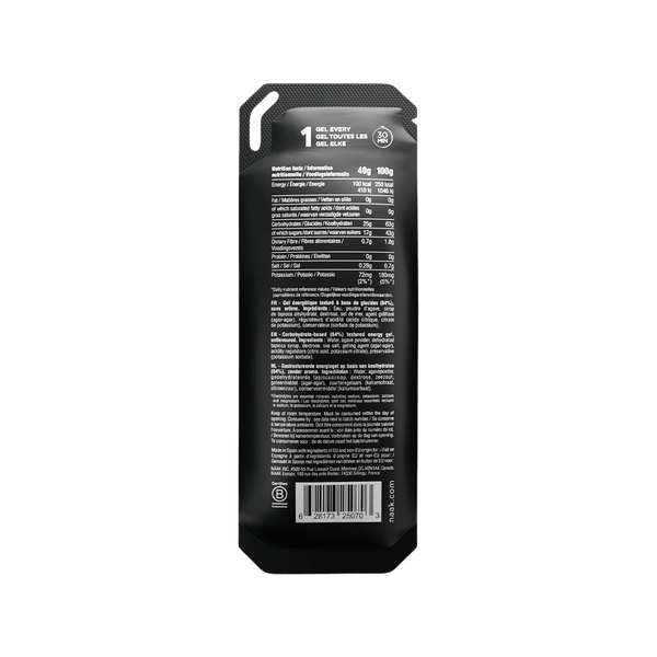 Gel Boost Energy 25 Neutro · Naak · 40 gramos