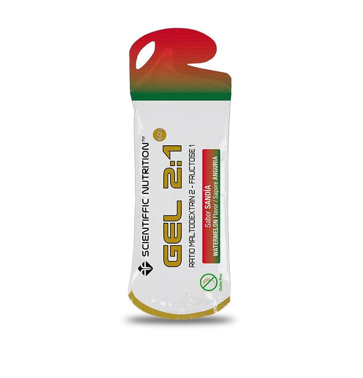 Gel Energético 2:1 Sabor Sandía · Scientiffic Nutrition · 60 gramos