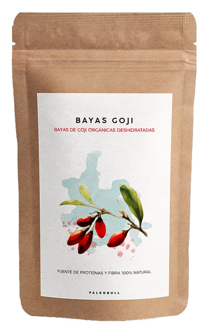 Bayas de Goji Deshidratadas · Paleobull · 250 gramos