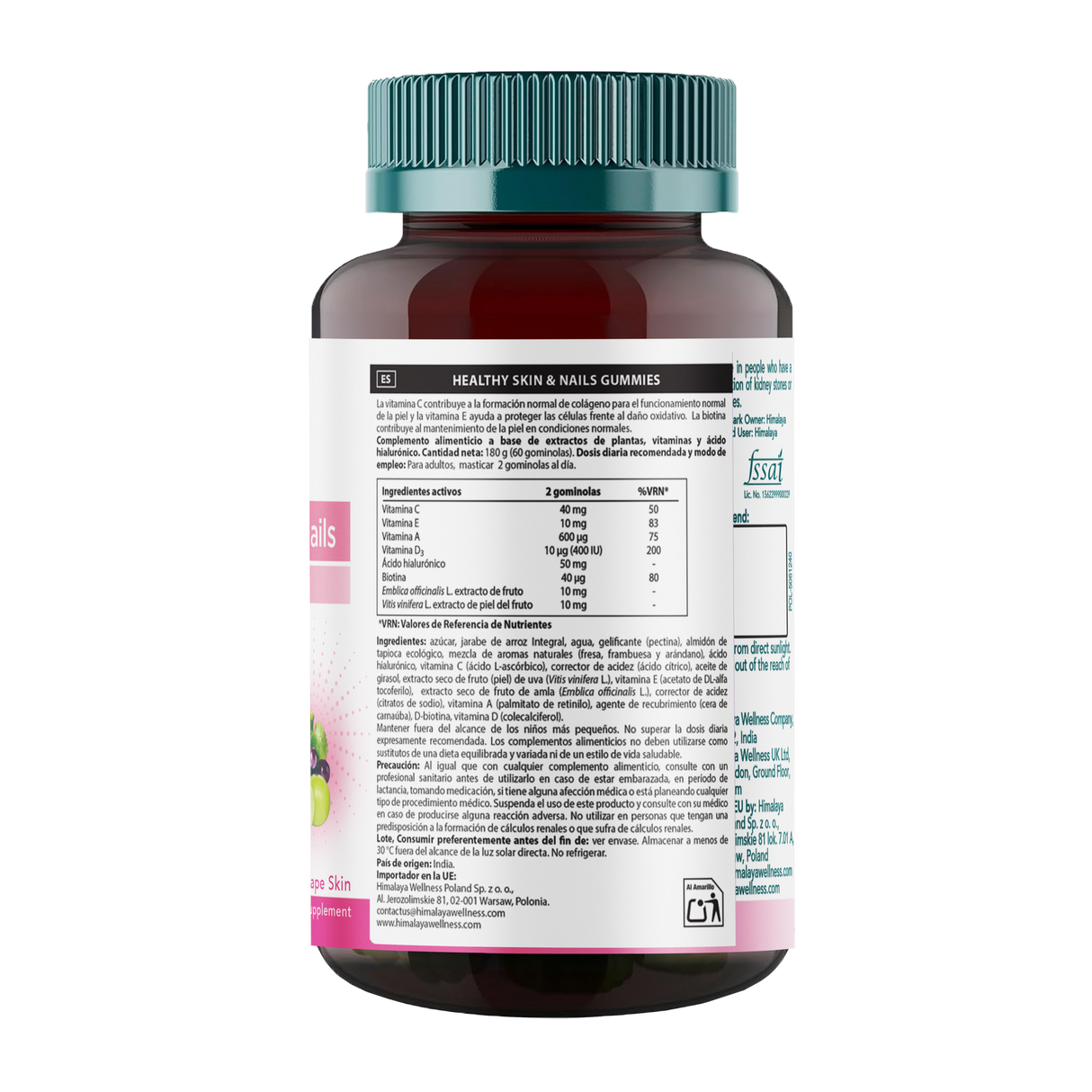Skin & Nails · Himalaya · 60 gummies
