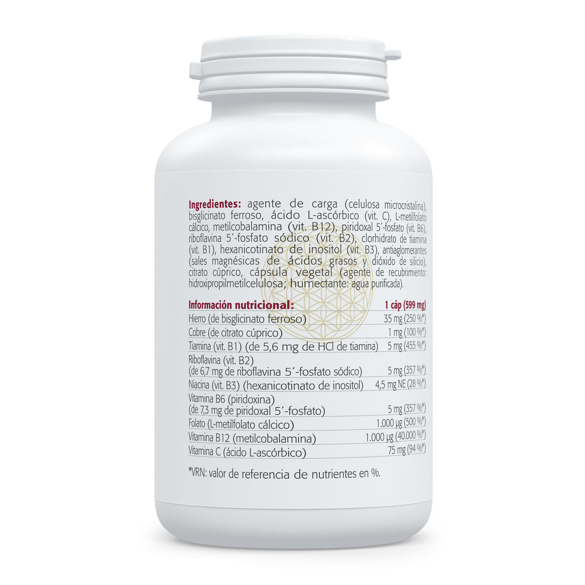 Hierro Bisglicinato 35 mg · Sura Vitasan — vitaminas cofactoras