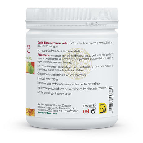 HomoReduce · Sura Vitasan — información nutricional
