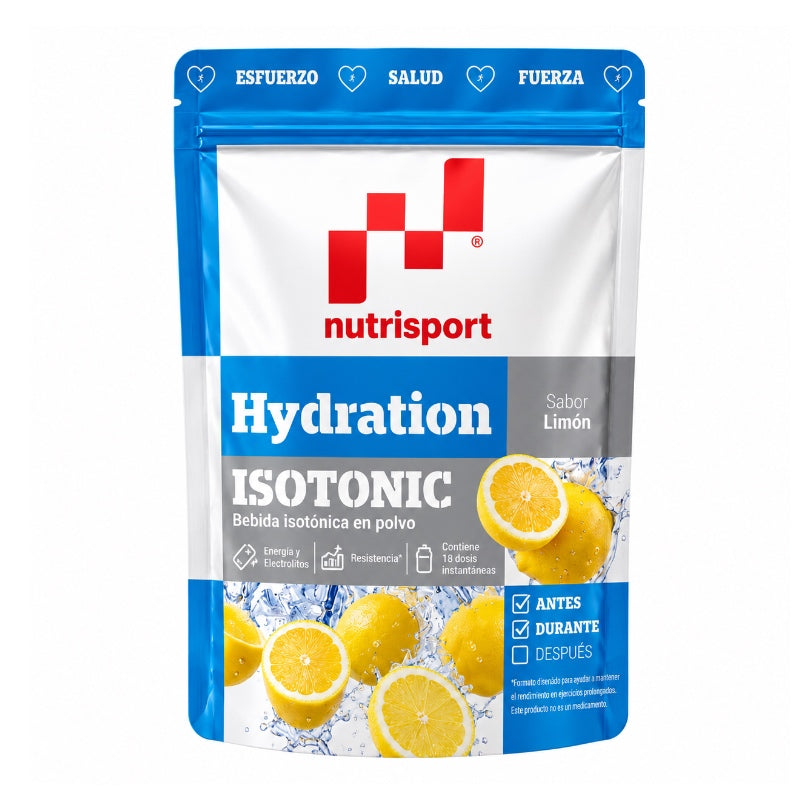 Hydration Isotonic Powder Limón · Nutrisport · 918 gramos