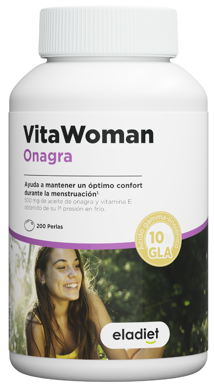VitaWoman Onagra · Eladiet · 200 perlas