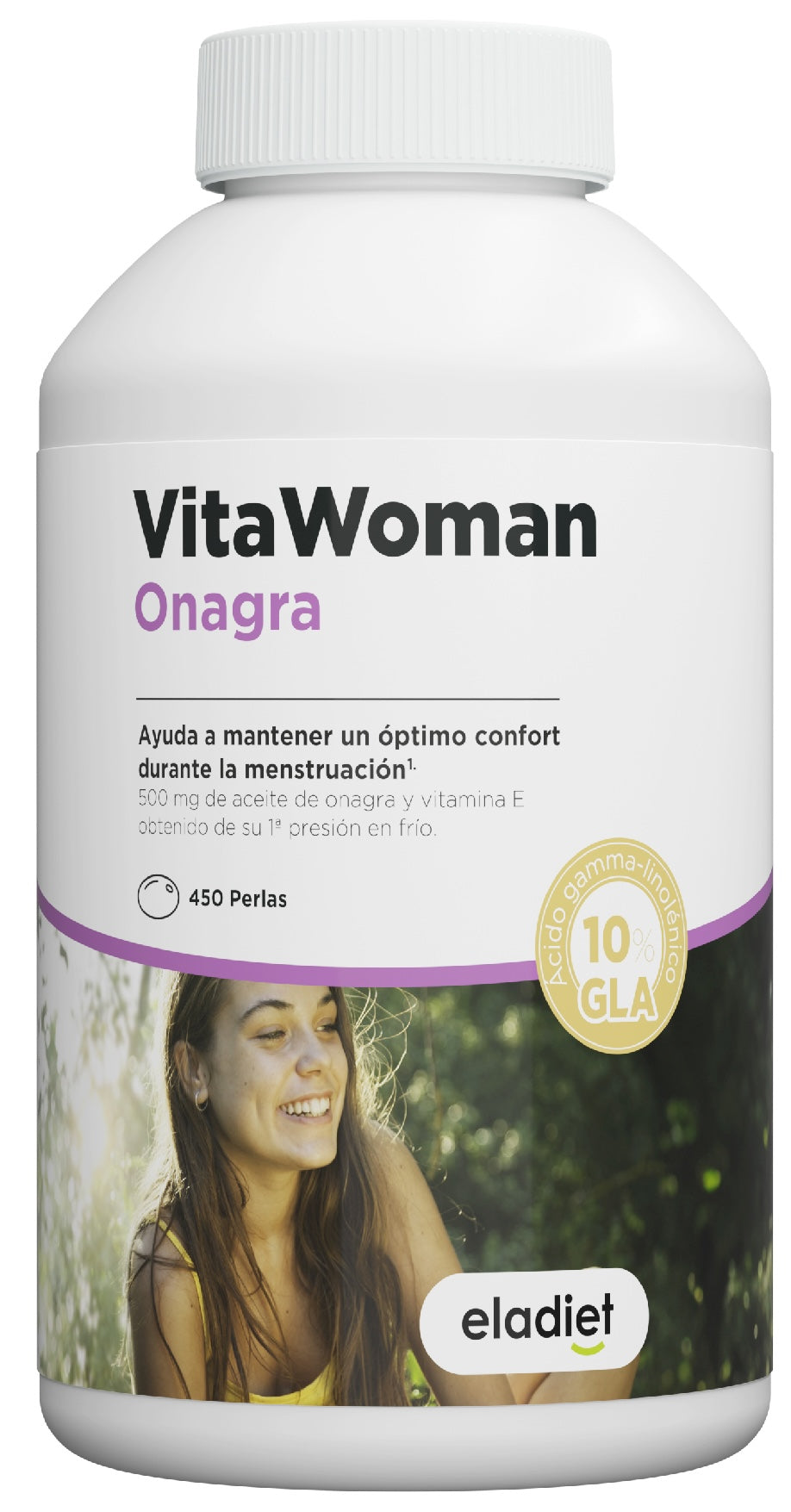 VitaWoman Onagra · Eladiet · 450 perlas