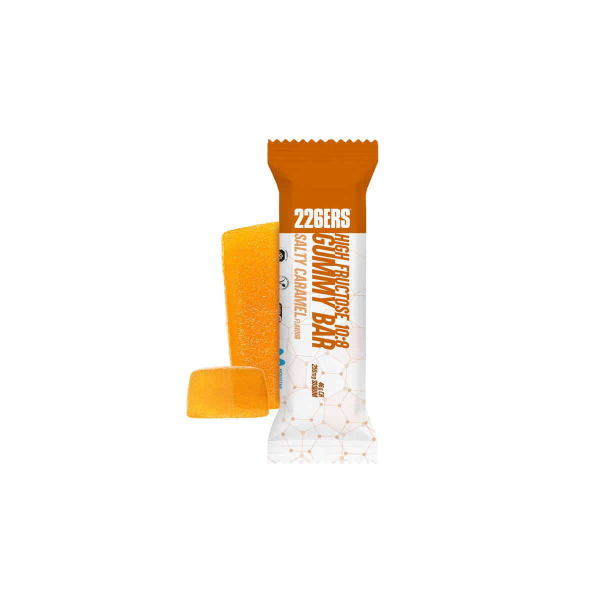 High Fructose Gummy Bar Sabor Caramelo Salado 226ERS - información nutricional