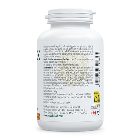 Inmu Max · Sura Vitasan — información nutricional