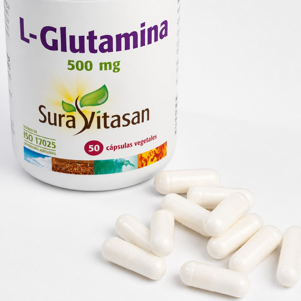 L-Glutamina · Sura Vitasan — presentación