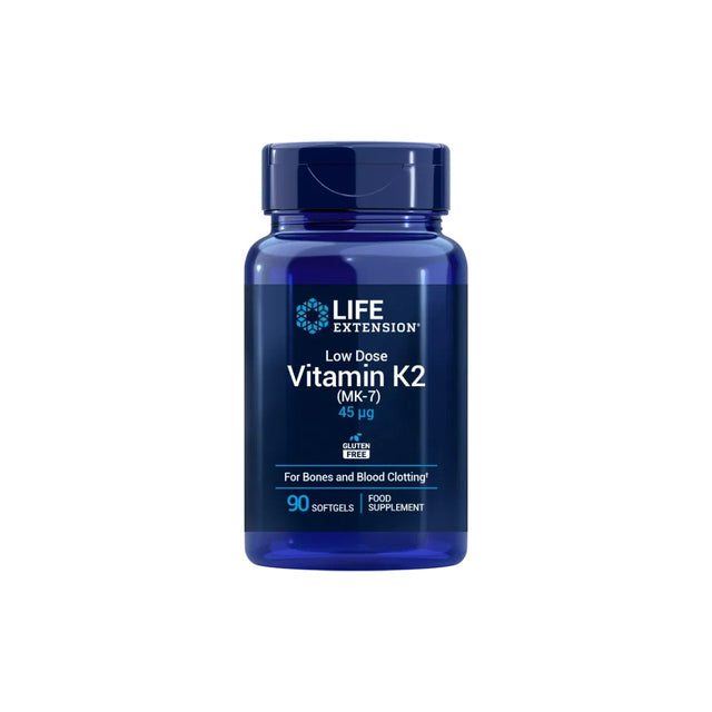 Low-Dose Vitamin K2 (MK-7) 45 mcg · Life Extension · 90 perlas
